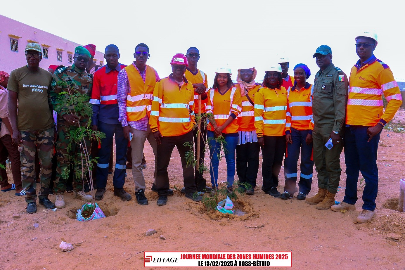 RSE- Eiffage Sénégal célèbre la Journée internationale des zones humides à Ross Bethio (Région de Saint Louis)