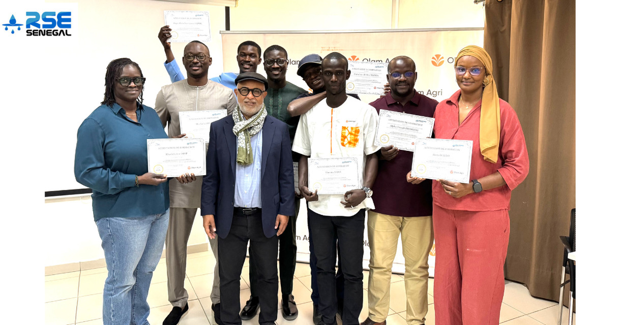 RSE- Clap de fin pour le parcours de formation et d’accompagnement en RSE de Olam Agri Sénégal