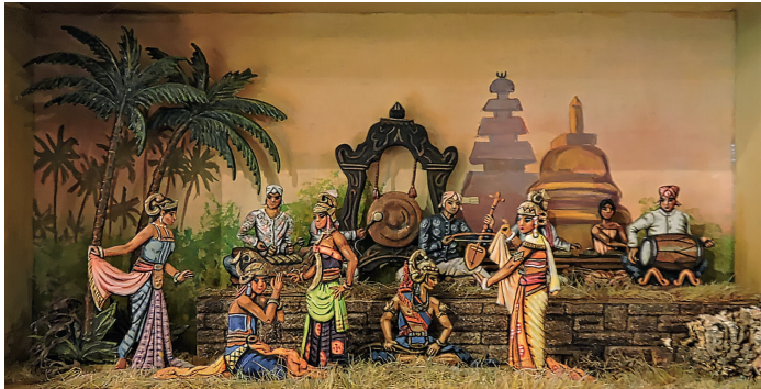 Indonesische Tempeltänzerinnen