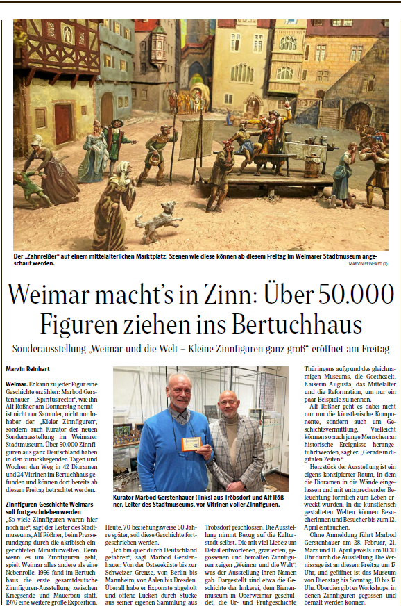 20.02.2026 in Thüringer Allgemeine und Thüringer Landeszeitung