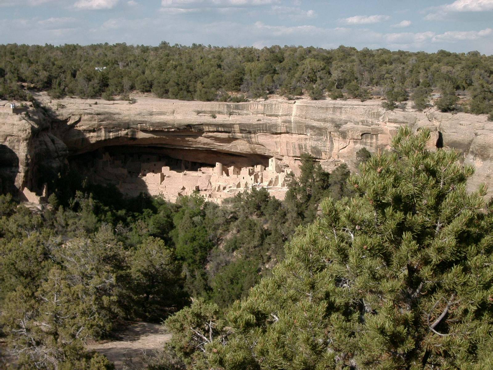 Blick zum Cliff-Palace
