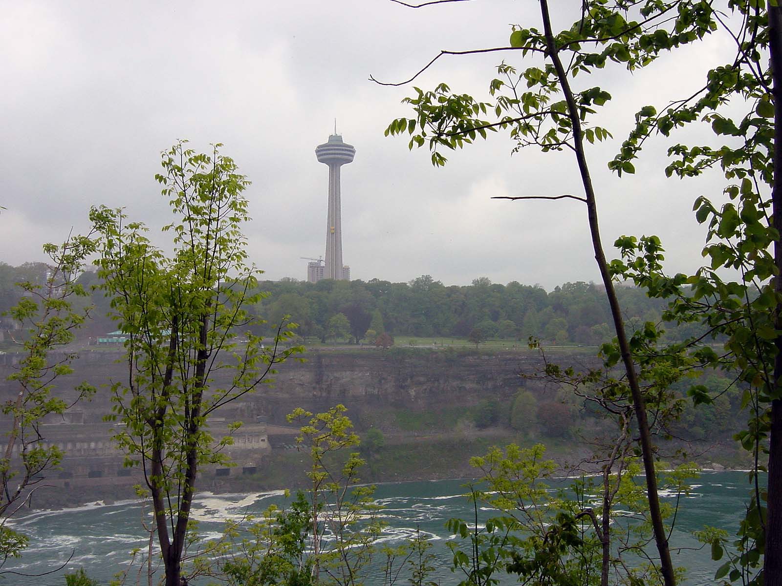 Skylon Tower von den Goat Island aus gesehen