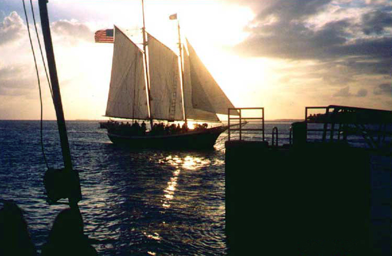 Blick vom Mallory Square