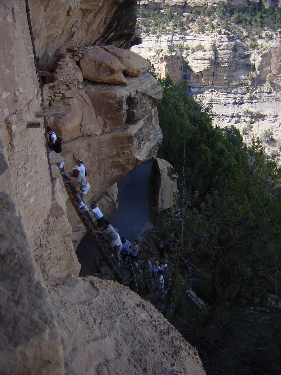 Aufstieg zum Balcony House