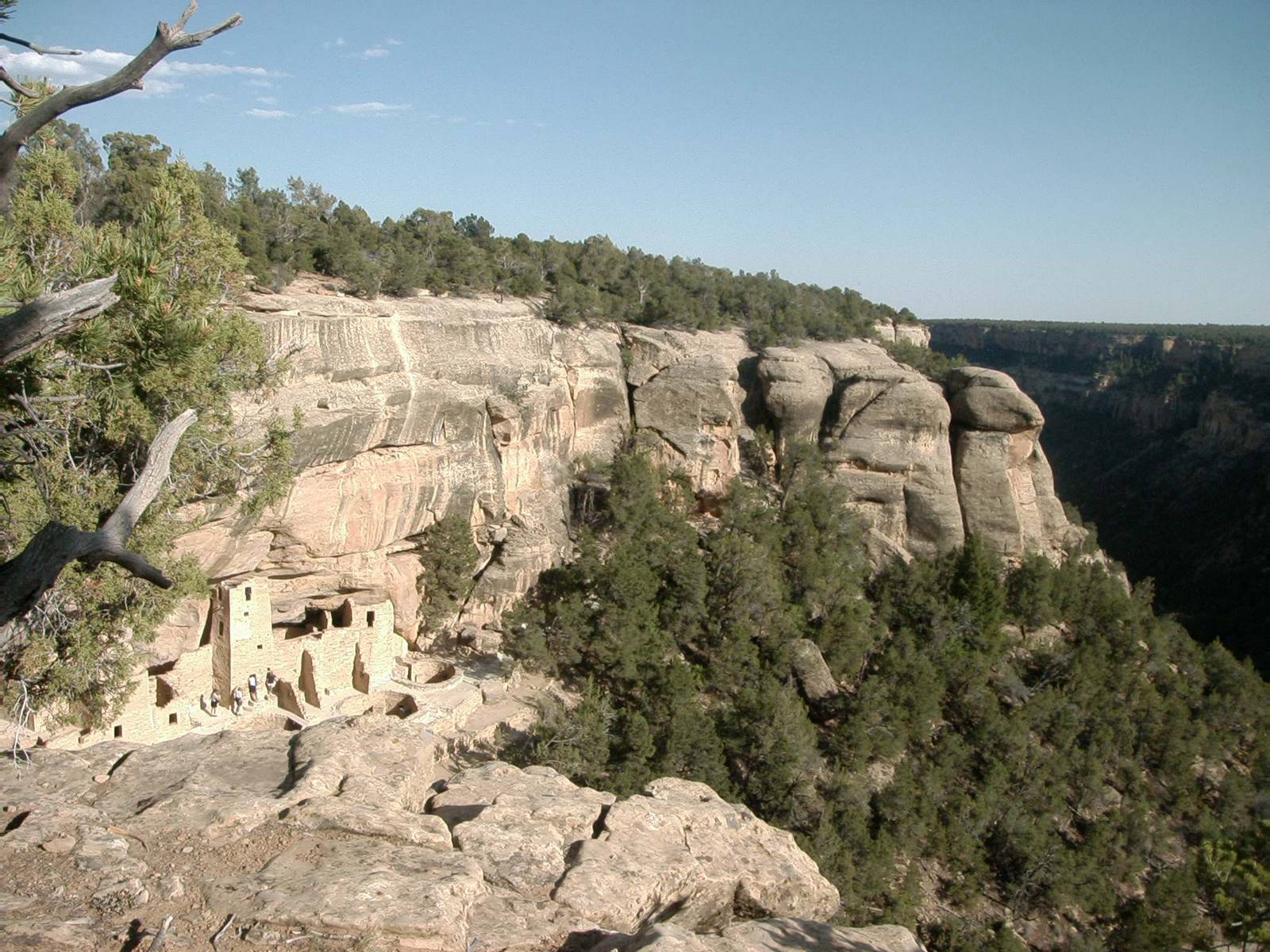 Blick zum Cliff-Palace