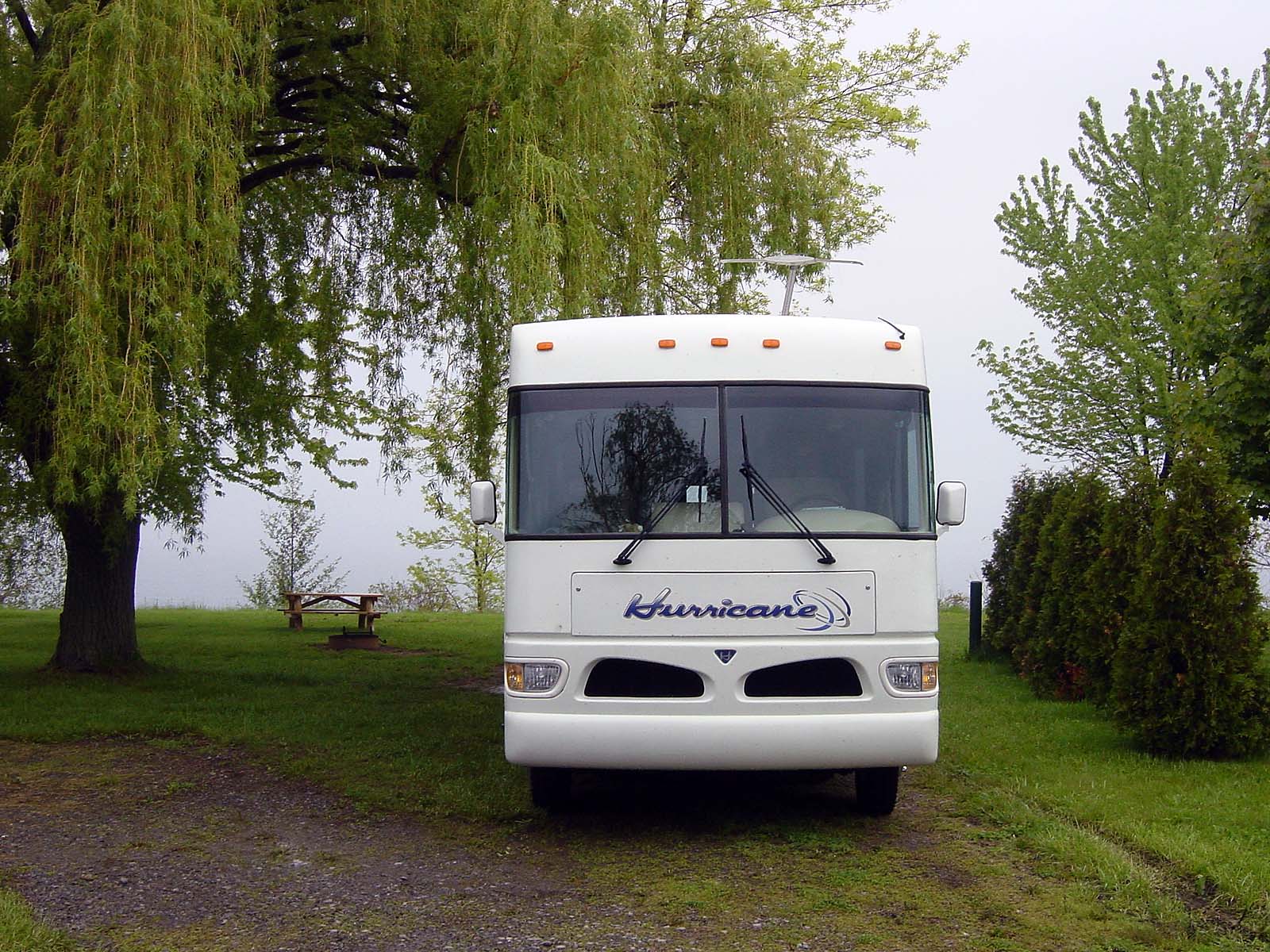 Im Four Mile Creek State Park Campground am Lake Ontario