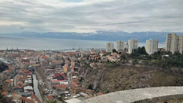 Rijeka von der Burg aus gesehen