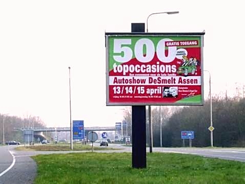 Buitenreclame - Billboards - Automotive Sales Event - gezamenlijke dealers Assen