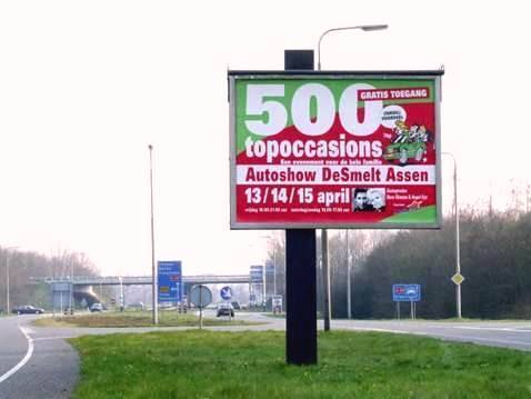 Buitenreclame - Billboard - Automotive Sales Event - gezamenlijke dealers Assen