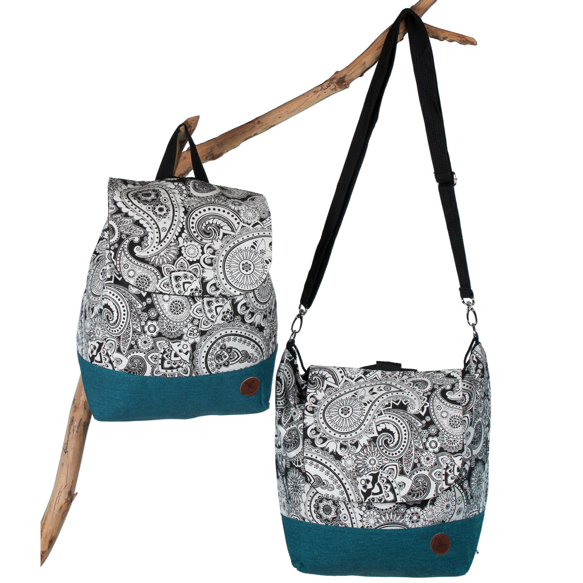 Verwandlungstasche Glucksstuck Tasche Rucksack 2in1