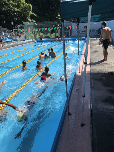 水泳記録会 2018年8月21日 心泉学園 社会福祉法人 児童養護施設