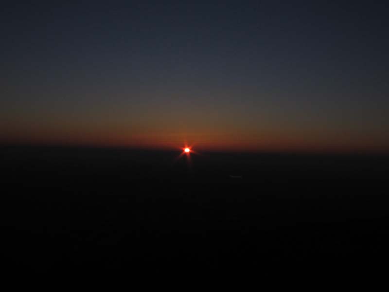 Sonnenaufgang vom Odilienberg / Elsass /Frankreich