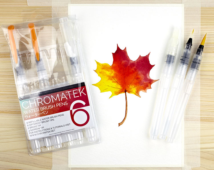 chromatek watercolor brush pens