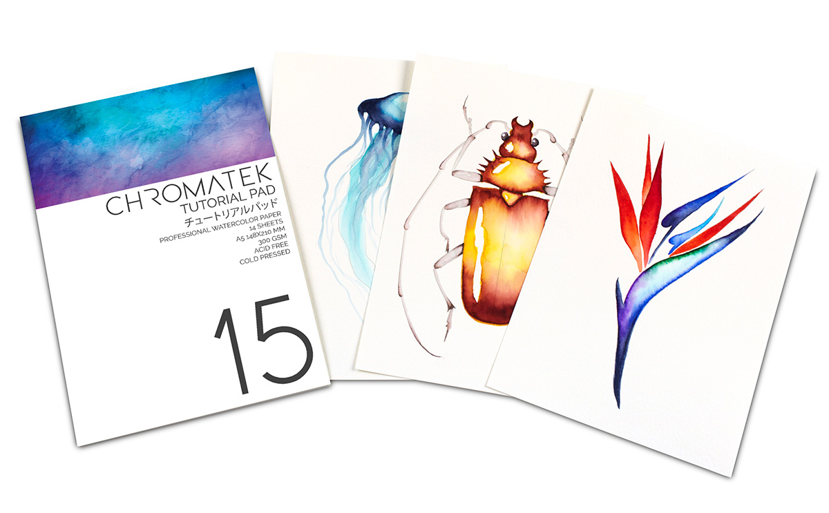 chromatek watercolor brush pens