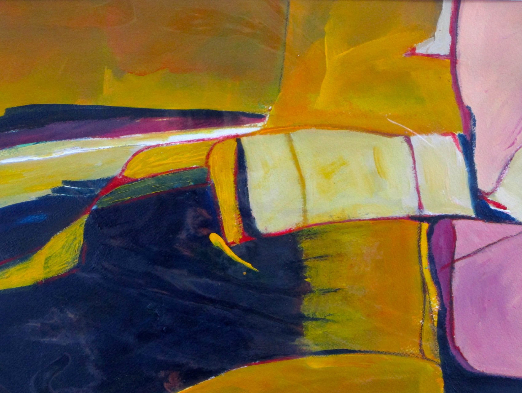 Santa Barbara, watercolor, 17.5 x 13.5