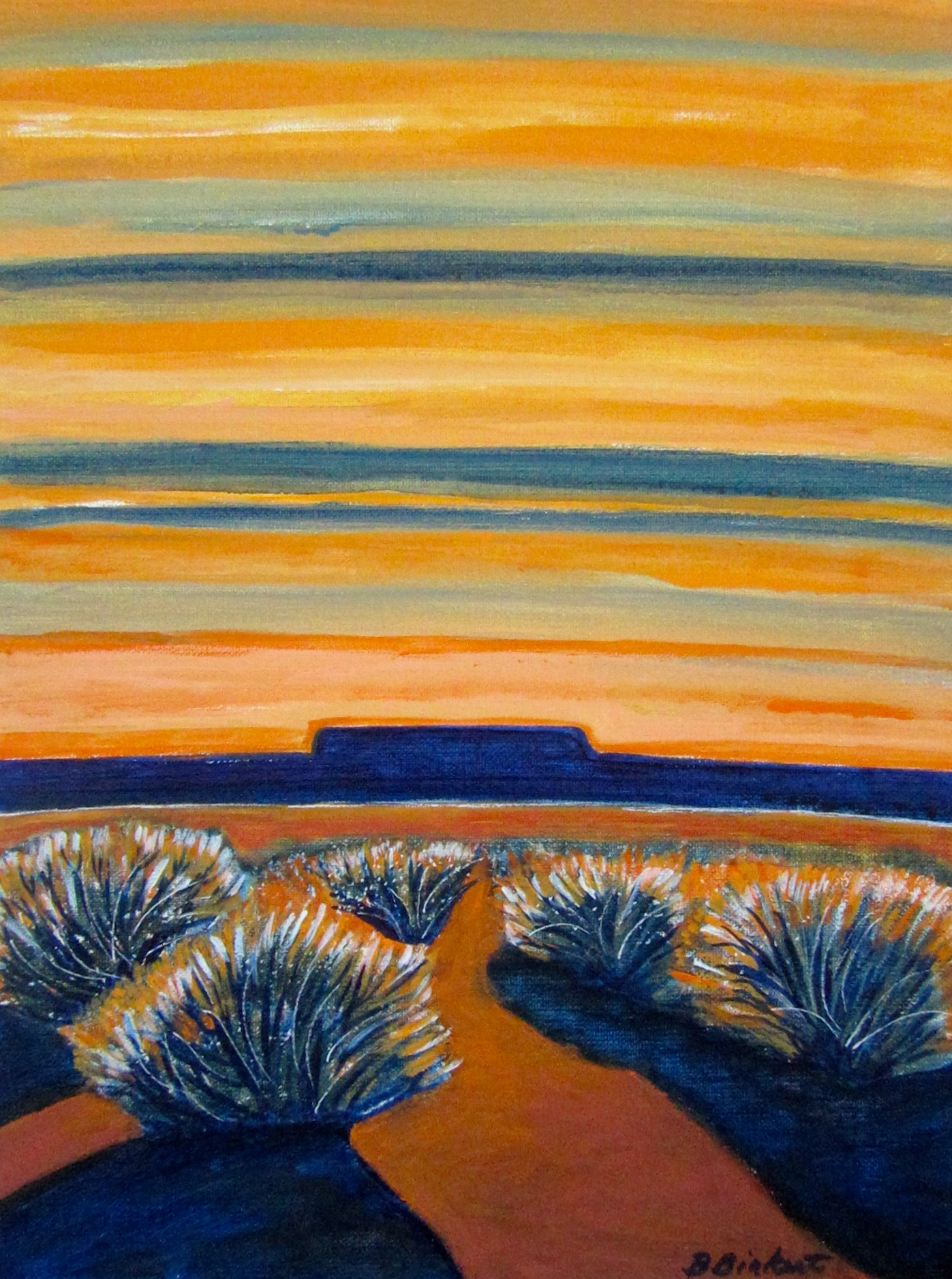 Black Mesa, acrylic on canvas, 12 x 16 SOLD