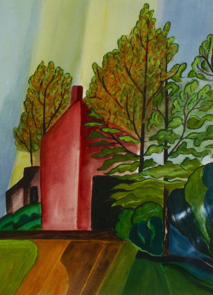 Autumn Splendor, watercolor, 11.5 x 15.5, SOLD