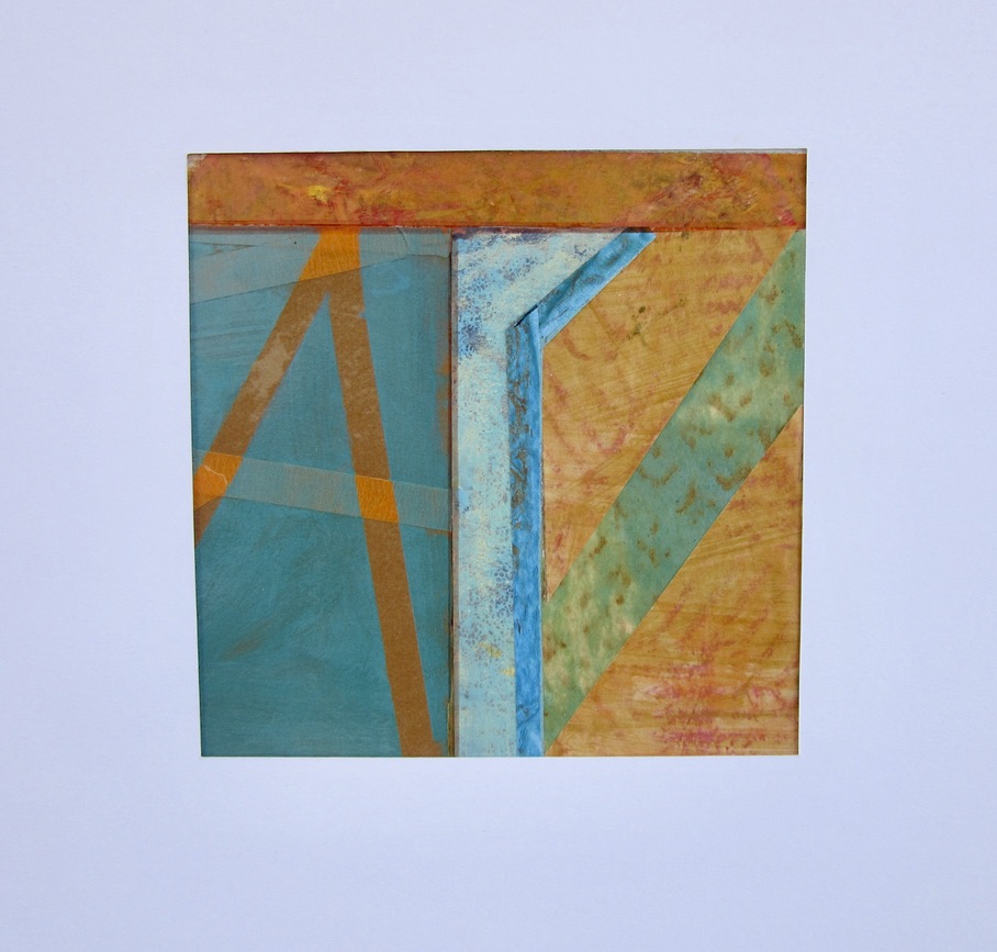 Pastiche III, Collage, 8x8 image size, 16x16 matted
