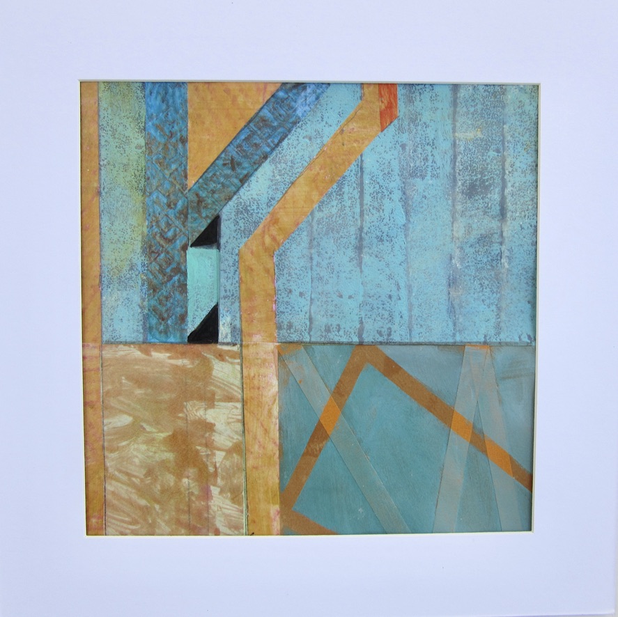 Pastiche I, collage, 12x12