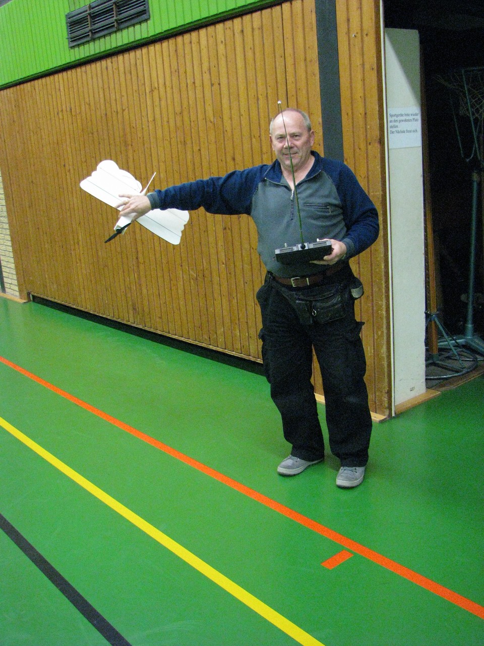 Dieter mit einem Eigenbau