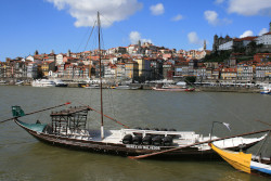 Hafen von Porto, Blick auf die historische Altstadt