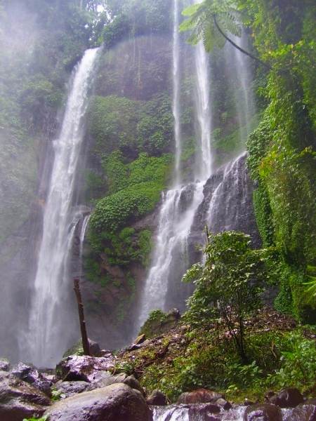 Ansicht des Wasserfalls