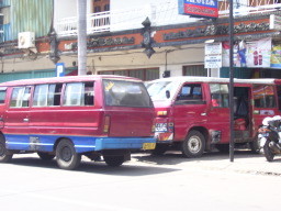 Busses connecting towns