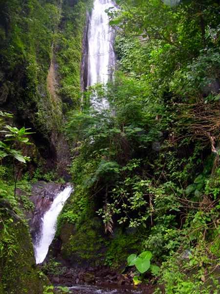 Ansicht des Wasserfalls