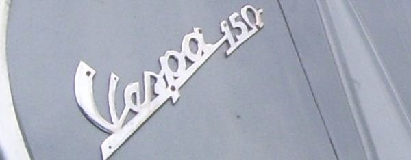 type- sign: vespa 150