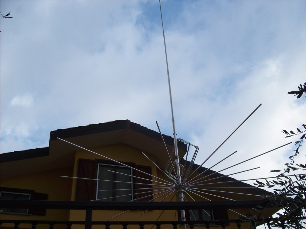 Antenna 5/8 lambda Autocostruita (1RPDX)