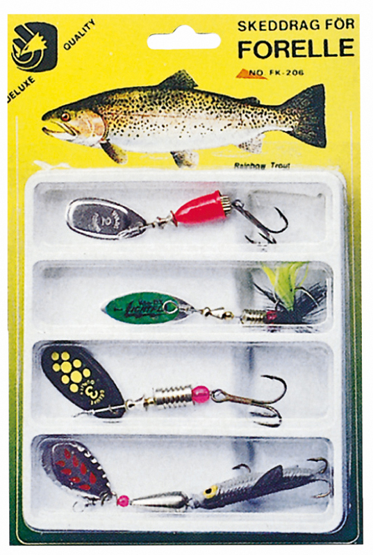 Spinner& Blinker Set Drill Point Fishing