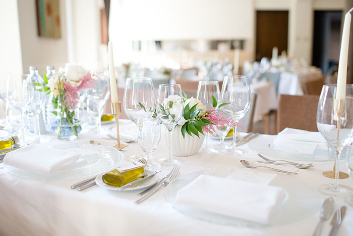 Hochzeitsplanung und Gestaltung von Efi im Seehotel Lochau.