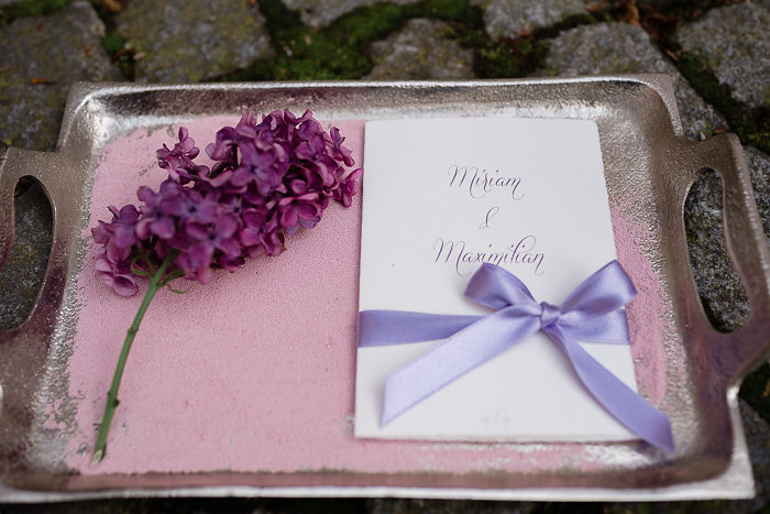 Hochzeitseinladung, Hochzeit, Efi, lila