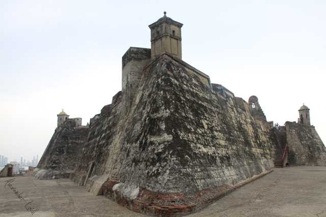 Castillo de Sann Felipe de Barajas in Cartagena