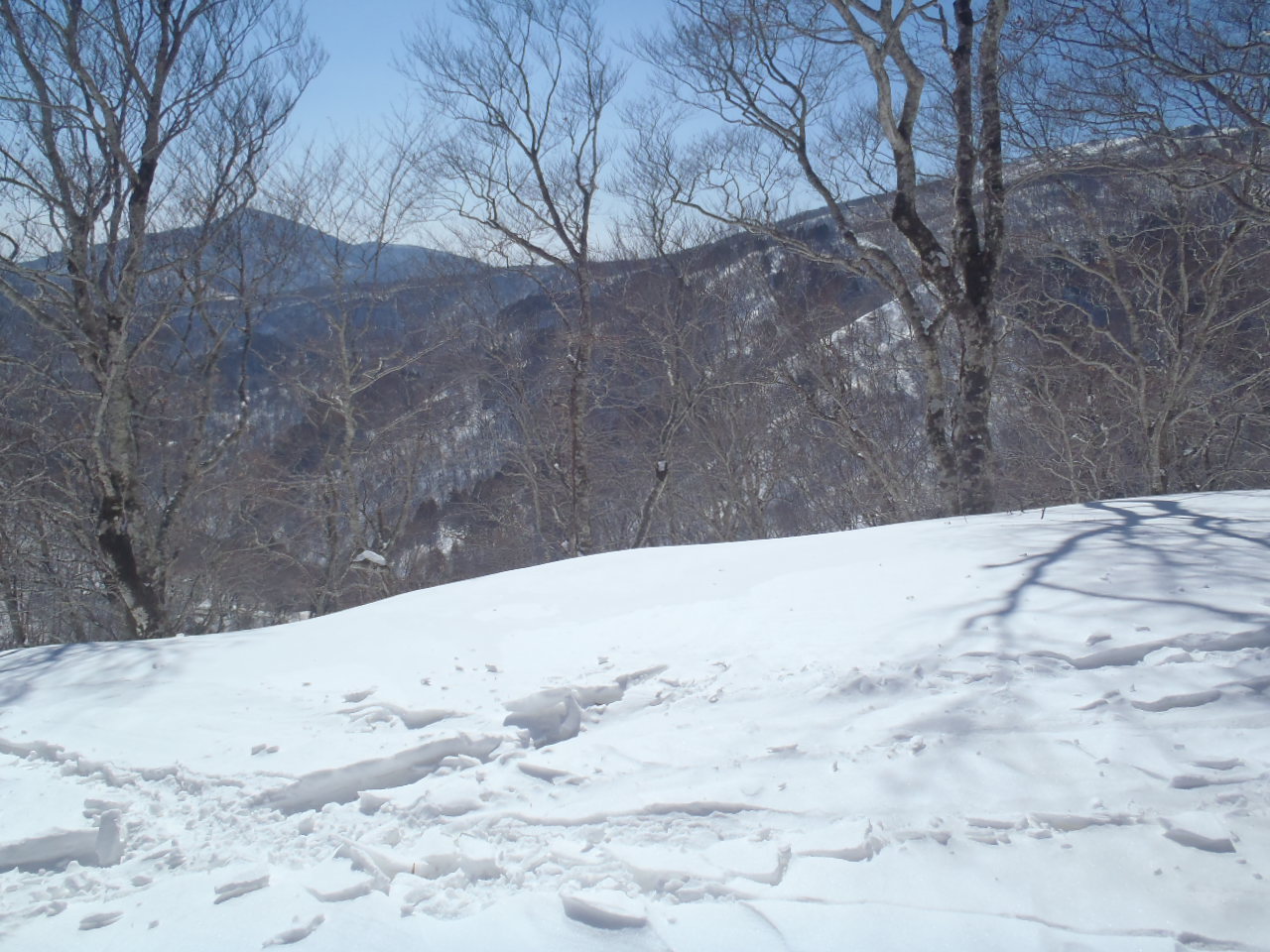 長倉尾根と北泉ヶ岳