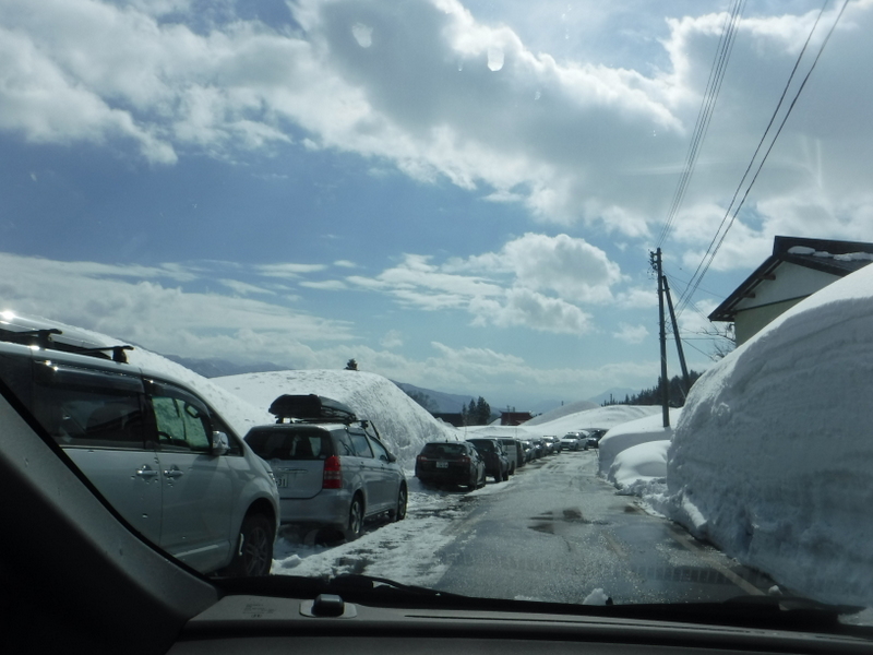 当日の車列