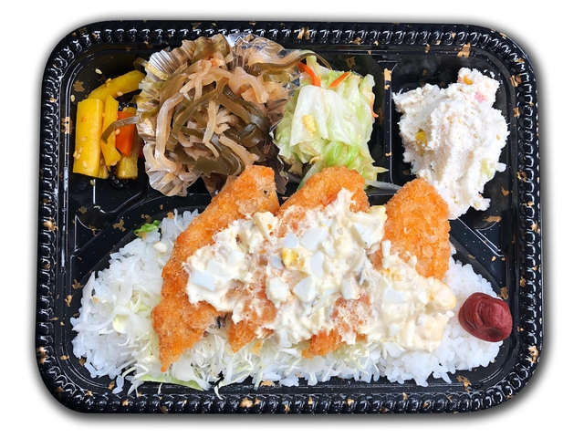 白身フライ弁当　410円(税込)