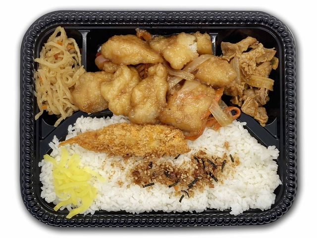 白身魚甘酢和え弁当　450円(税込)