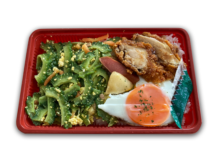 ゴーヤー弁当　大500円(税込)※中サイズも有ります。