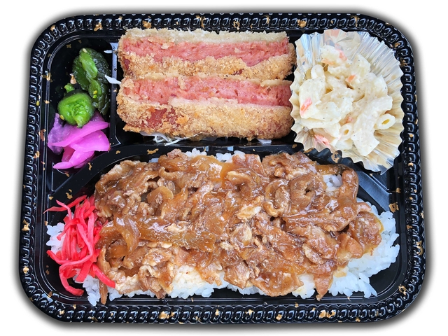 豚肉＆ポークフライ弁当　410円(税込)