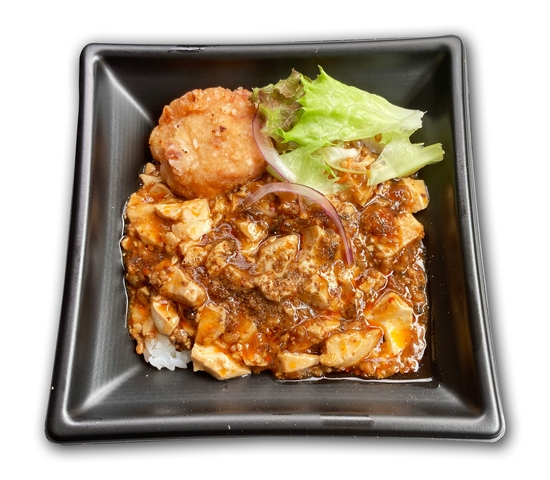 陳麻婆豆腐丼　450円(税込)  ［中華弁当 波の音］