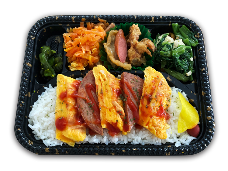 ポーク玉子弁当　500円(税込)