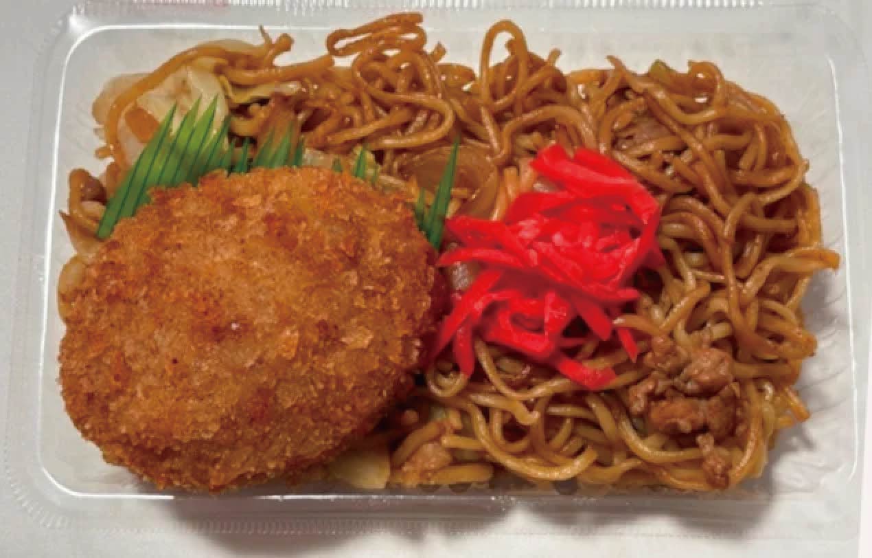 焼きそば弁当　350円(税込)