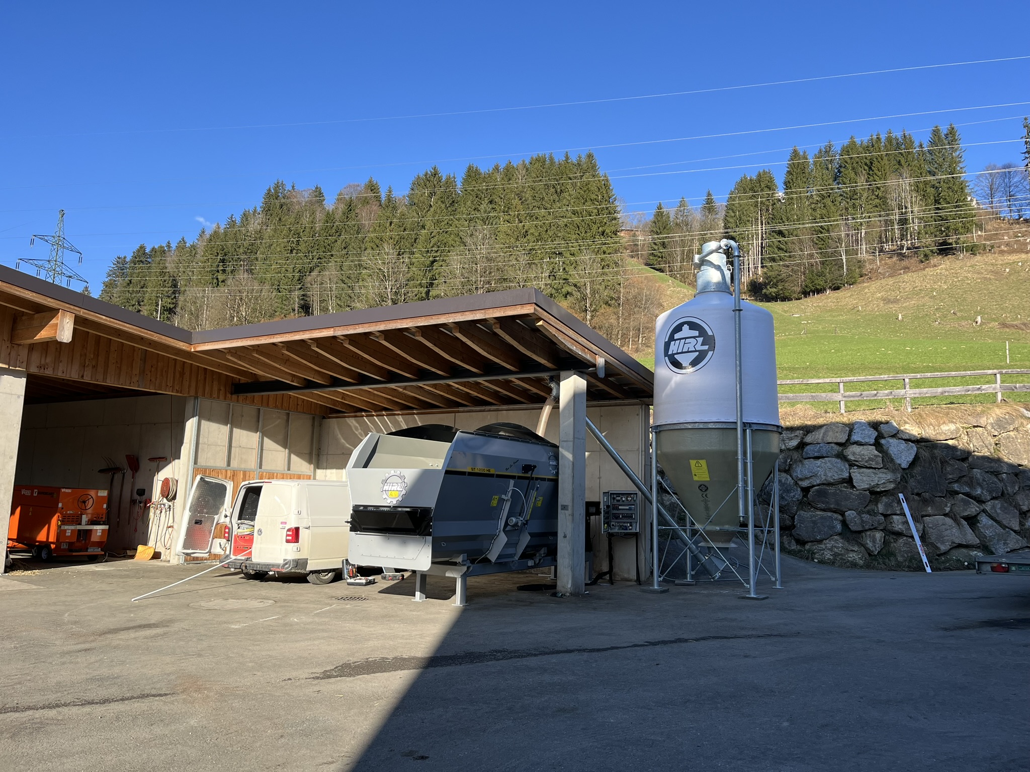 Hirl stationärer elektrischer Futtermischer
