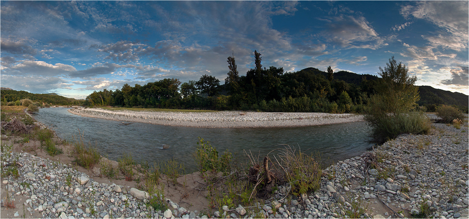 Drôme bei Saillans, Dep. Drôme, France, 29.08.2014