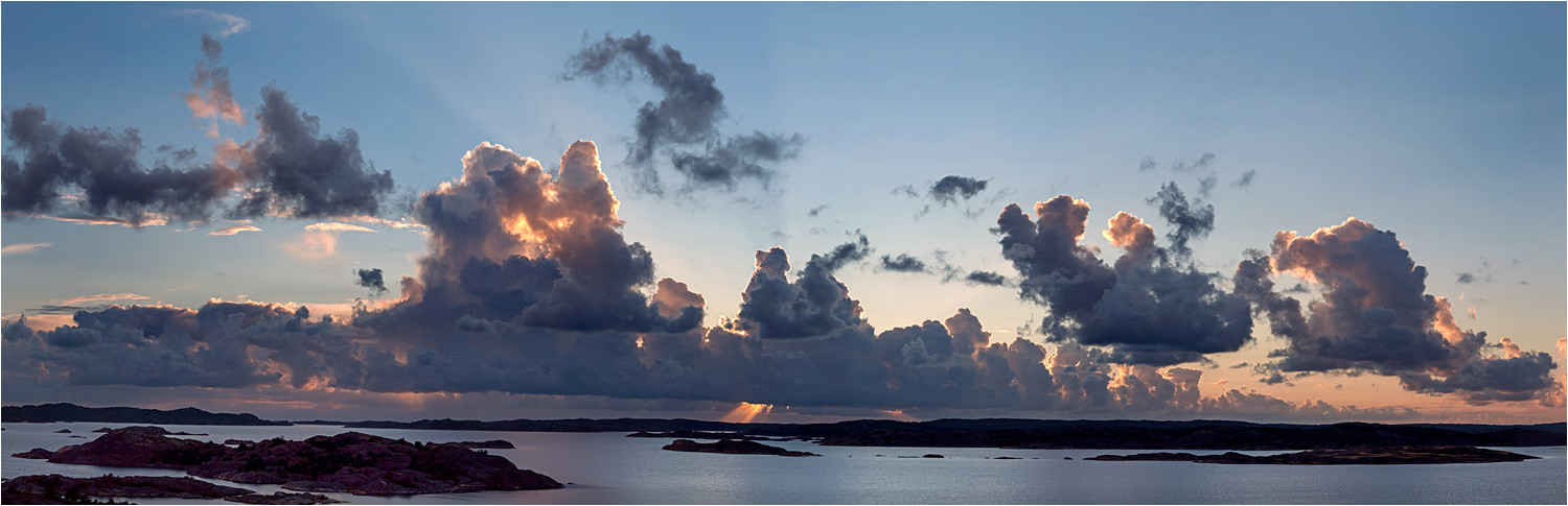 Tjörn, Bohuslän, Schweden, 03.09.2015, Sonnenuntergang