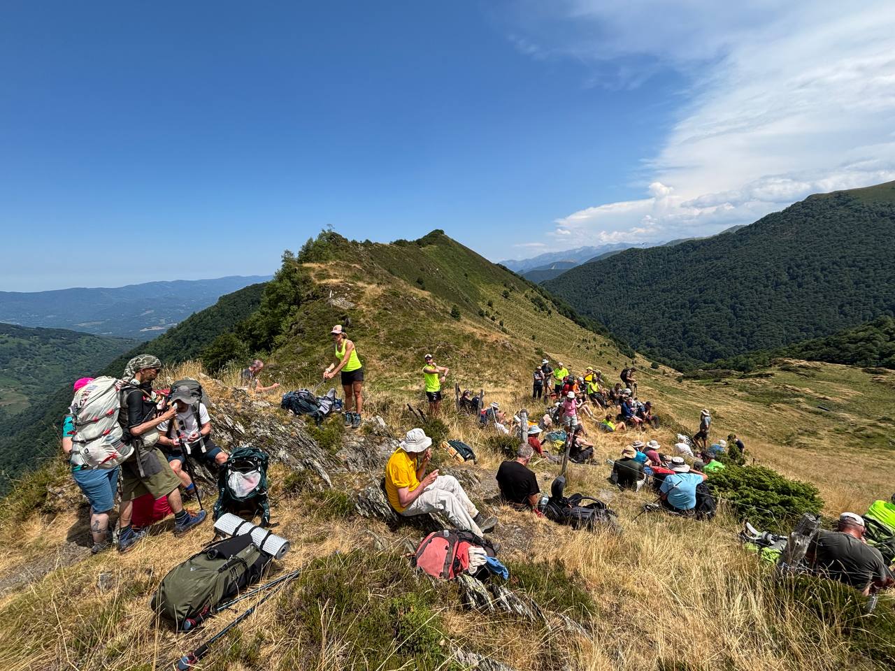 Une pause au col de Soularil