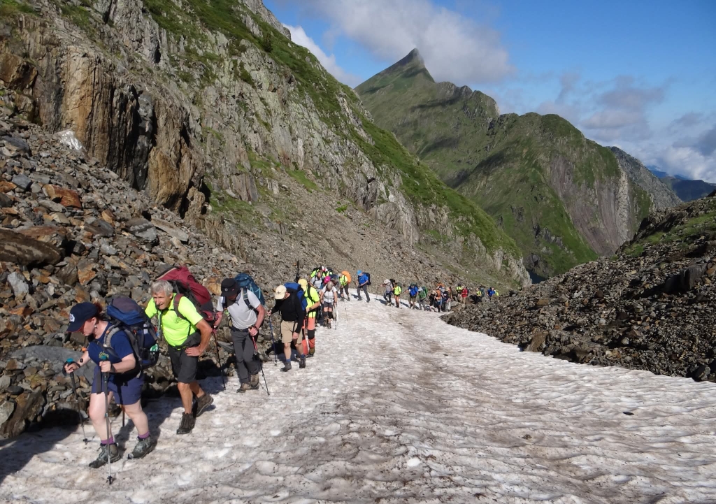 Montée vers le col de la Claouére