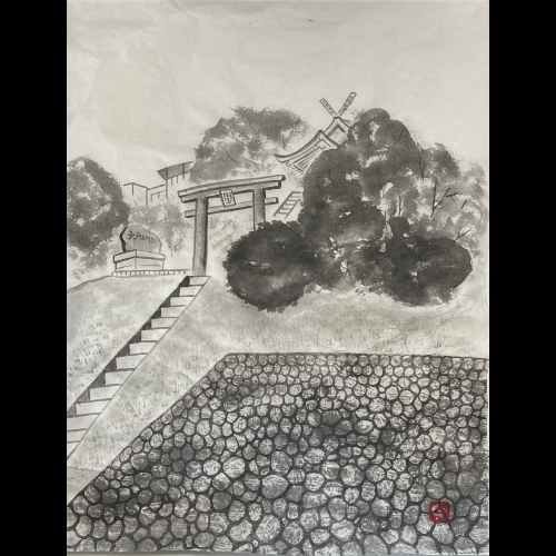 #sachi-studio　#sumi-e　#Machida City　#町田市　#Japan　#日本