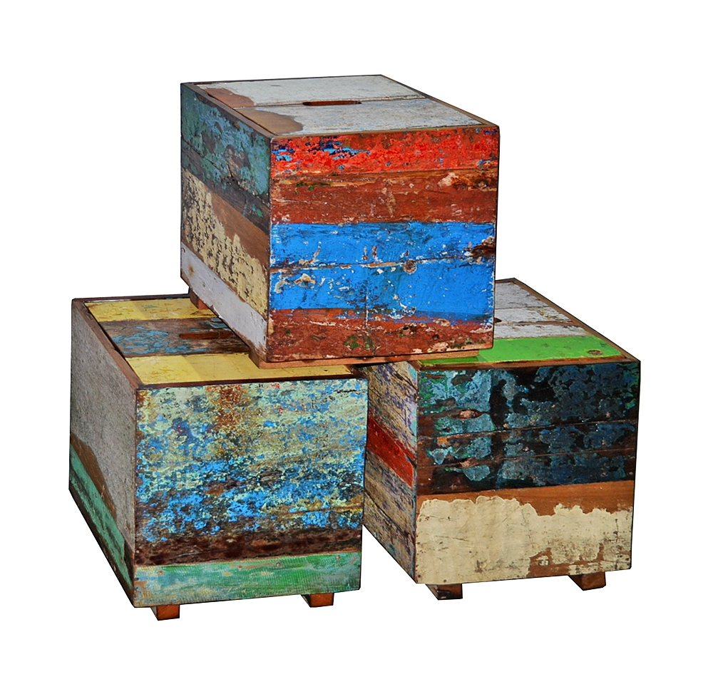 Kistl Sun Deck 40x40 - ocean wood - möbel aus booten